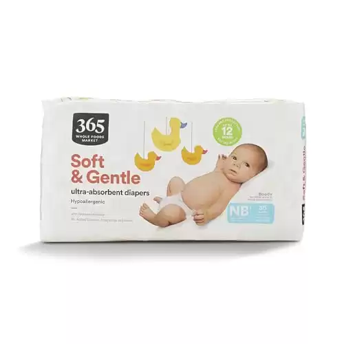 365 by Whole Foods Market, Newborn Diapers, 36 Count