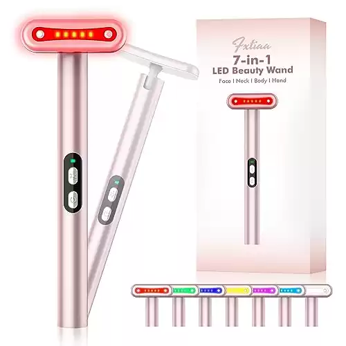 Red-Light-Therapy-for-Face, 7 in 1 LED Light Therapy Eye Equipment