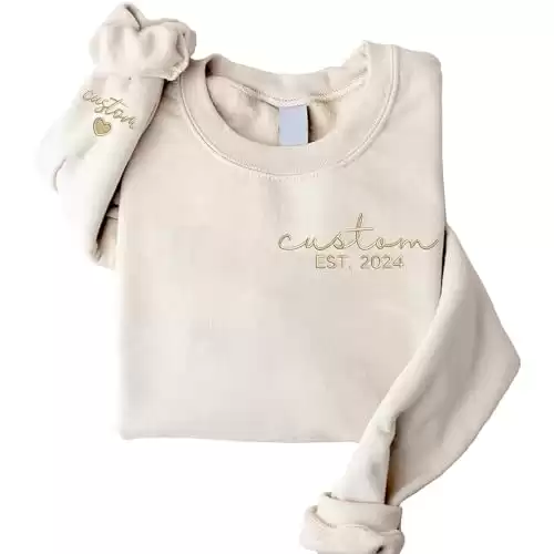 Givesmiles Custom Embroidered Sweatshirt