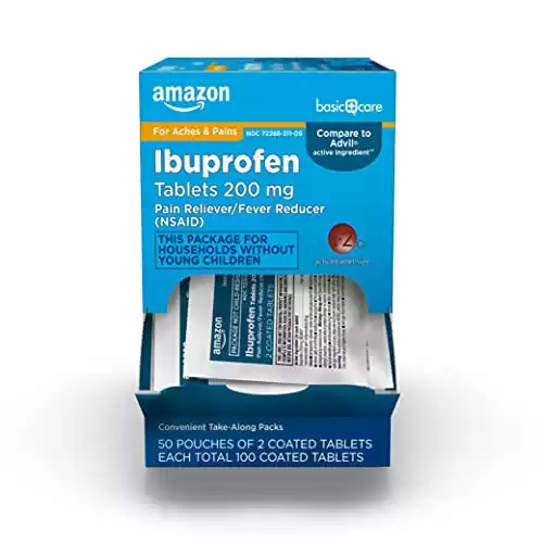 Amazon Basic Care Ibuprofen Tablets