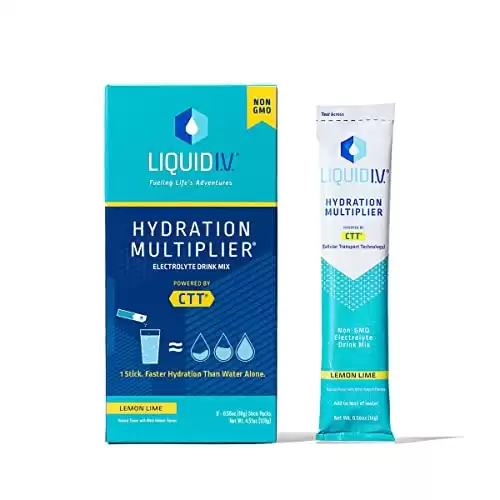 Liquid I.V. Hydration Multiplier - Lemon Lime - Hydration Powder Packets