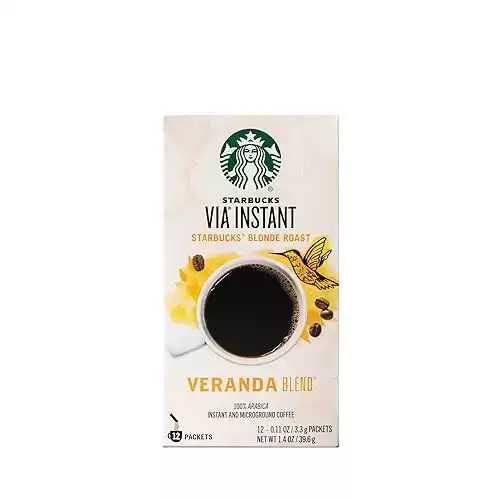 STARBUCKS VIA VERANDA BLEND MIX INSTANT COFFEE