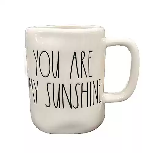 Rae Dunn By Magenta YOU ARE MY SUNSHINE Ceramic LL Coffee Tea Mug 2019 Limited Edition