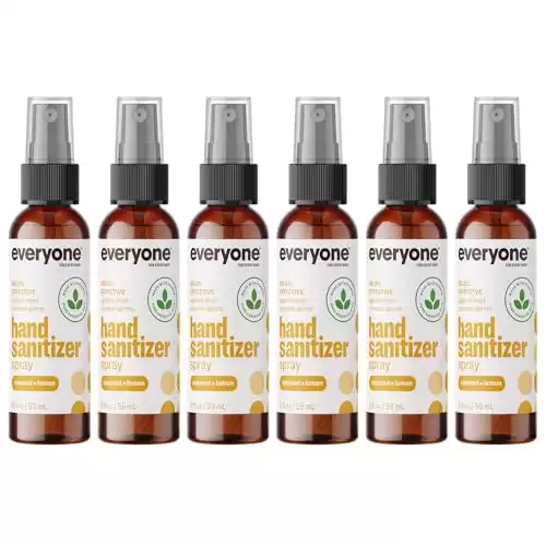 Everyone Hand Sanitizer Spray, 2 Ounce (Pack of 6)