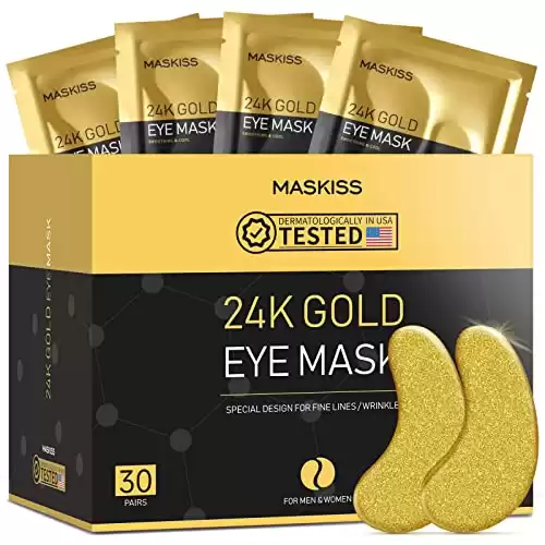 24k Gold Under Eye Patches (30 Pairs)