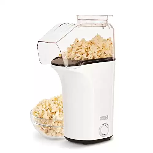 9. DASH Hot Air Popcorn Popper Maker with Measuring Cup