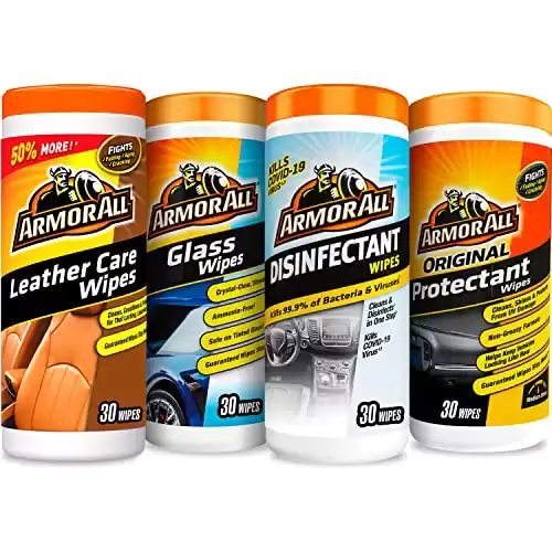 20. Armor All Interior Car Cleaning Wipes Kit