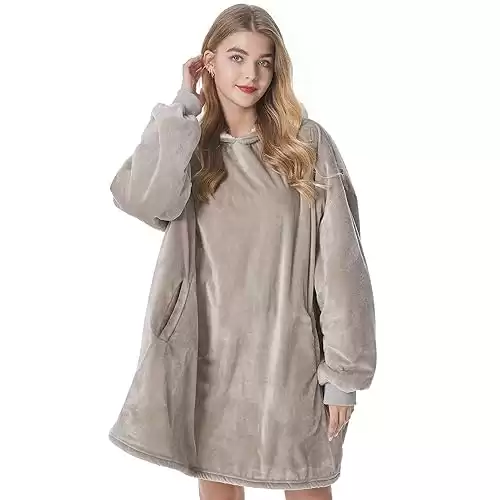 2. Blanket Hoodie Women Oversized Wearable Blanket Sweatshirt