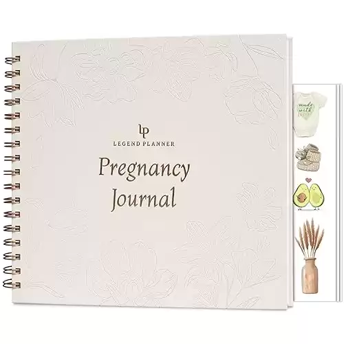 Legend Pregnancy Journal & Memory Book – Keepsake Journal for Documenting Pregnancy Memories